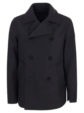 Cappotto doppiopetto in lana
