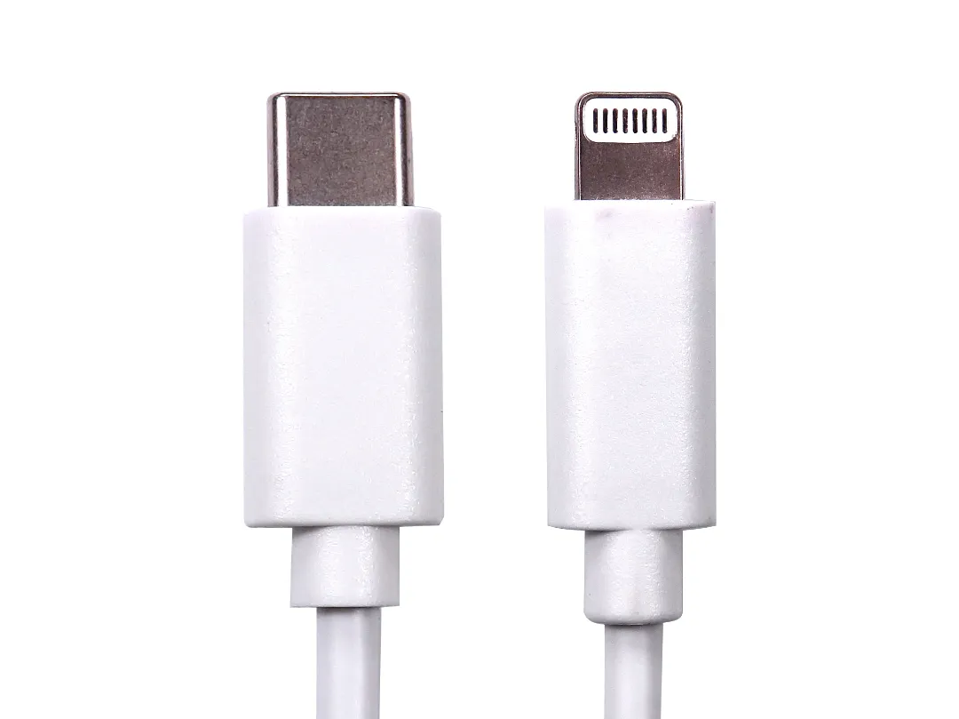 Cavo USB RS PRO USB C/Lightning, L. 2m, col. Bianco