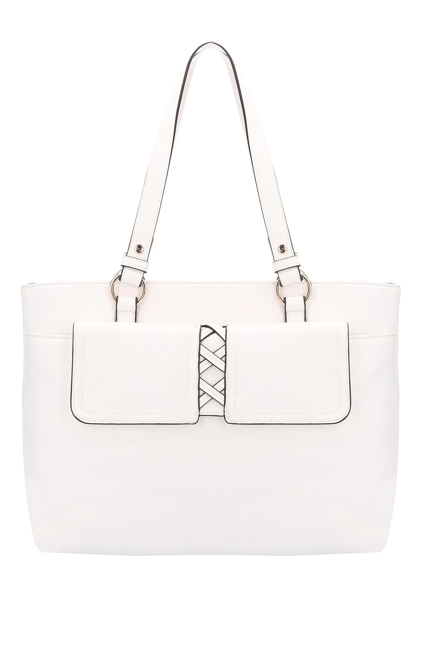 LIU-JO Borsa shopping motivo intrecciato b.
