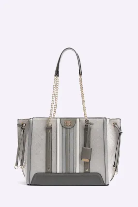 River Island - Borsa shopping con pannelli diplomatici